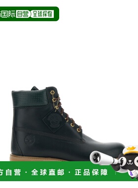 1h可退 潮奢 Timberland 天伯伦 男士 绿色防水徽标皮质靴子 TB0A