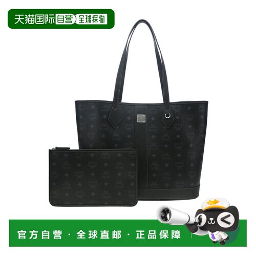 MCM 女士手提包 MWPGSLR02BLACK SS2026 黑色 Liz Vi 中号购物袋