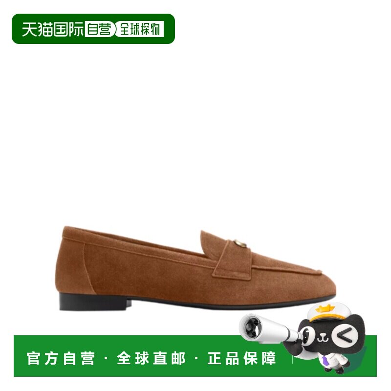 COACH 女士休闲鞋 CCC82CG0 SS2026 棕色 C字雕花乐福鞋女鞋单鞋