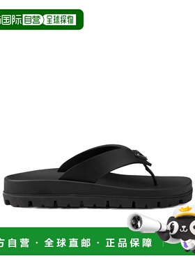 PRADA 女士凉鞋 1Y420N3LKKF020F0002 CO 黑色 夹趾拖鞋