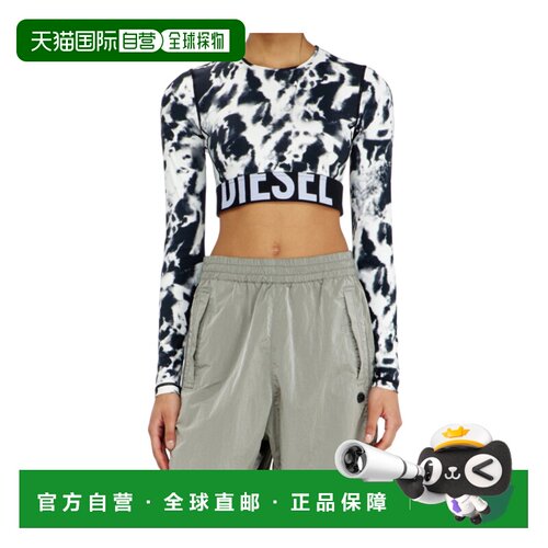 DIESEL 女士T恤 A182810AMEP100A AW2026 花色 长袖T恤