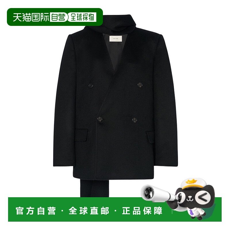 THE ROW 女士大衣 10161W4025BLK AW2025 黑色 Calitra 羊绒夹克