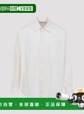 LEMAIRE 男士衬衫 SH1201LF1500WH048 AW2025 白色