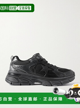 1h可退 潮奢 GOLDEN GOOSE 男士 黑色 Lightstar 运动鞋 GMF00724