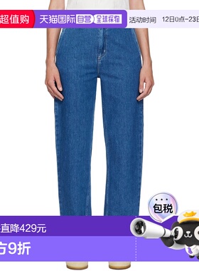 1h可退 潮奢 CARHARTT WIP 女士 蓝色 Pierce Straight 牛仔裤 I0