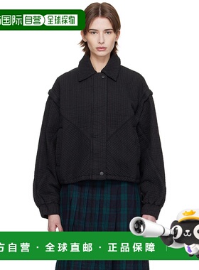 1h可退 潮奢 YMC 女士 黑色 Heath 飞行员夹克 Q5XMB