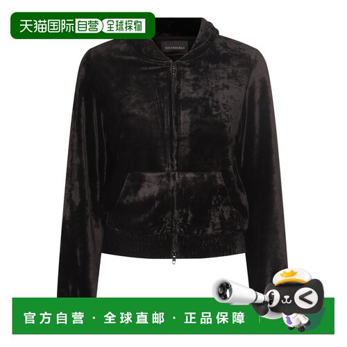 BALENCIAGA 女士卫衣 AW2023巴黎世家 黑色 751792TOV101000