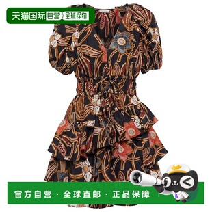 潮奢 Farah ULLA 女士 花朵真丝迷你连衣裙 JOHNSON 1h可退