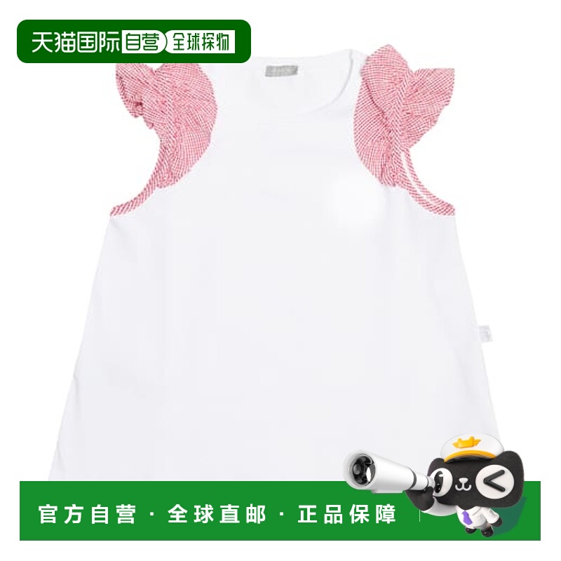 1h可退 潮奢 il gufo 女童 棉混纺上衣童装 white白色 舒适时尚