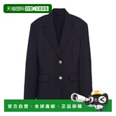 女士西服 P573N13C6S231F0008 AW2024 PRADA 蓝色外套西装