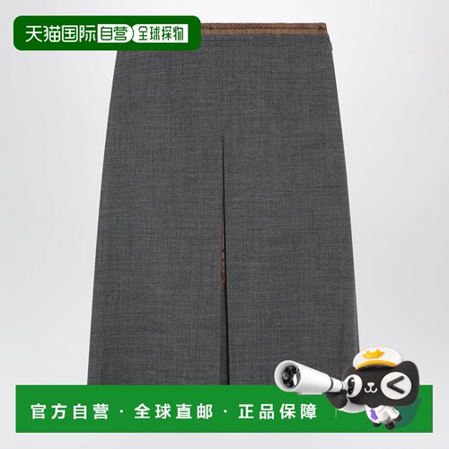 PRADA 女士半身裙 P10A8OOO6011F0480 AW2026 灰色 Slate grey wo