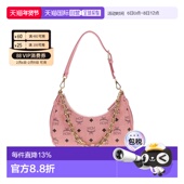 AREN徽标印花PVC配皮女士单肩斜挎包手提包 MCM 专柜款 MWHFATA02