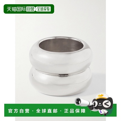 1h可退 潮奢 Uncommon Matters 女士 Breve 银色戒指 TBORI01AGSS