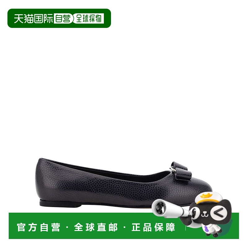 1h可退 SALVATORE FERRAGAMO 女士芭蕾乐福鞋 766427NEROBLACK