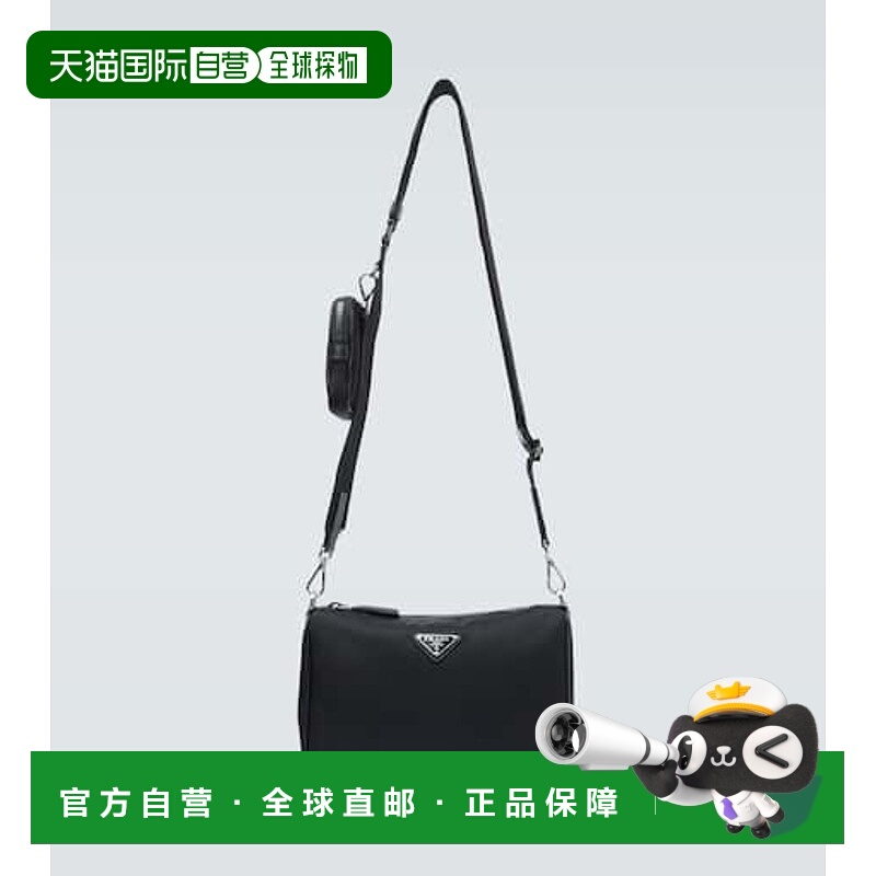 1h可退 潮奢 Prada 普拉达 男士 尼龙斜挎包 black黑色 舒适时尚