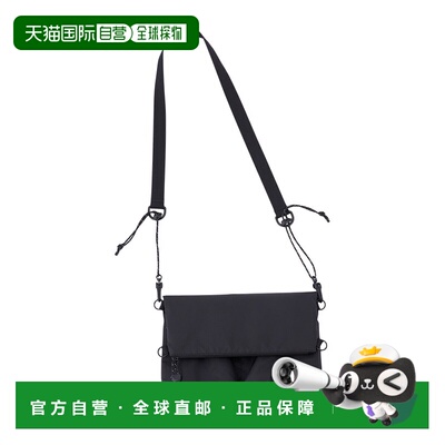 KEEN HARVEST MATERIAL 多向斜挎包 黑色手提包