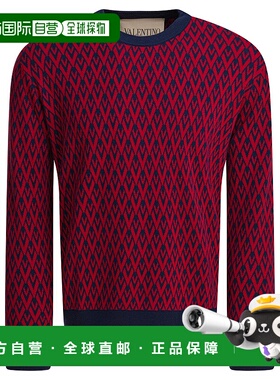 VALENTINO 男士针织衫 7V3KC33KAR0BR5 AW2025 蓝色