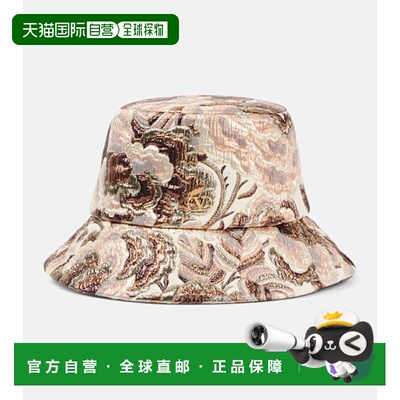 1h可退 潮奢 valentino 华伦天奴 女士 Apres L'Hiver 提花渔夫帽