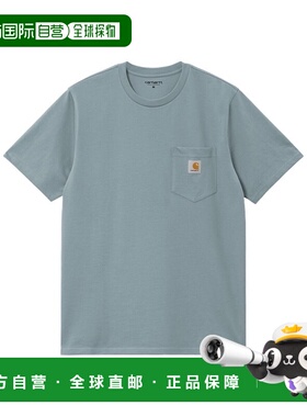 CARHARTT WIP 男士T恤 I03043433EXX AW2025 天蓝色