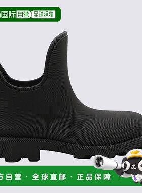 BURBERRY 男士靴子 8074603A1189 AW2023 黑色切尔西靴男靴