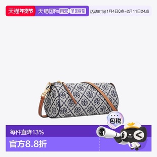 Tory Burch 汤丽柏琦 T MONOGRAM 肩背圆筒包女包175539-405