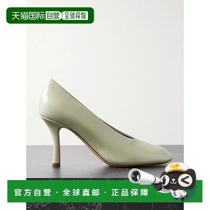 1h可退 潮奢 Burberry 巴宝莉 女士 杏仁形鞋頭一腳蹬高跟鞋 8080