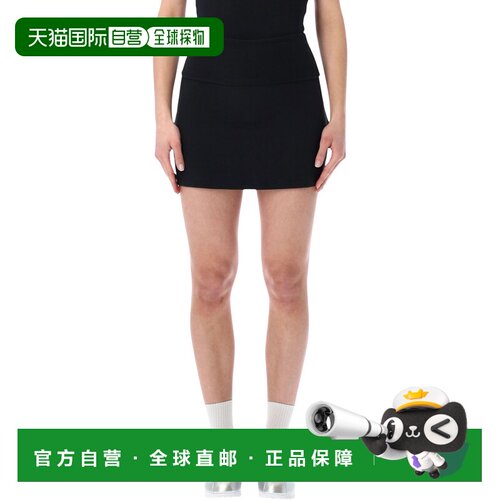 NIKE 女士半身裙 IF0575010 SS2026 黑色 MINI SKORT CHILL KNIT