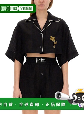 PALM ANGELS女士衬衫PWGG003S24FAB0051076亚麻