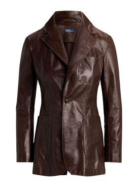 RALPH LAUREN 女士皮衣 211A93156001 SS2026 棕色