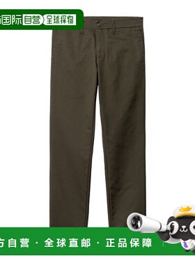 CARHARTT WIP 男士休闲裤 SS2026 I0033676302军绿色阔腿裤
