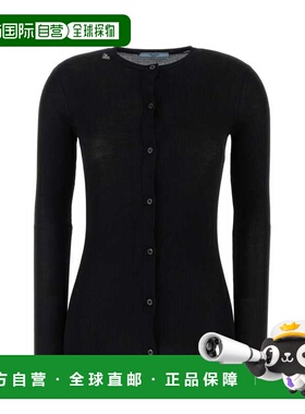 潮奢 Prada 普拉达 女士 圓領紐扣開襟衫 P25O06SOOO18PX