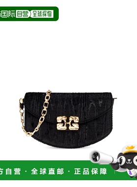 GANNI 女士卡包 B206001511315099 SS2026 黑色 'Lulu' wallet on