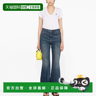 Polo Ralph Lauren/拉夫劳伦 女款 V领短袖T恤白色