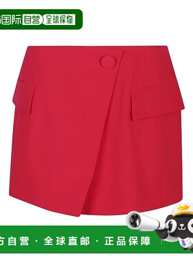 BALMAIN 女士半身裙 EF0LA515VB004PK SS2025红色 A字裙