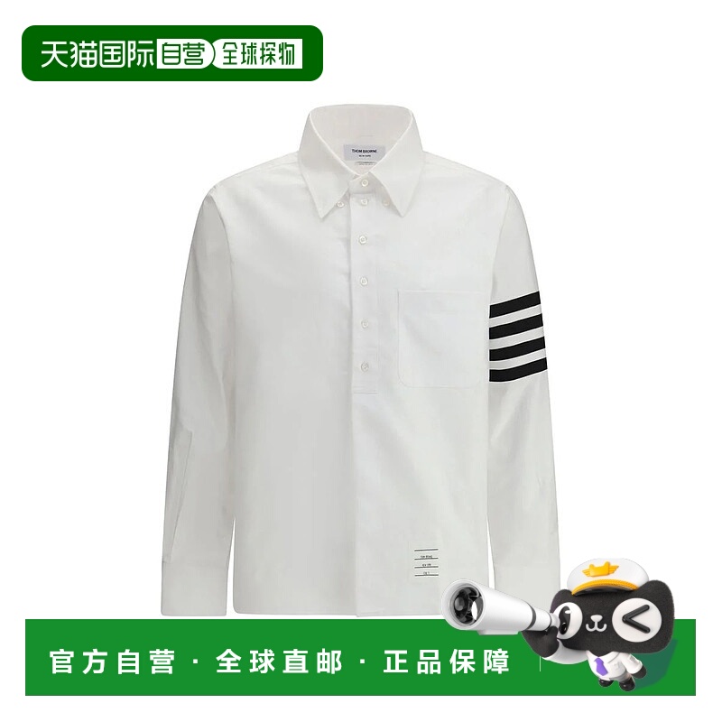1h可退 THOM BROWNE 男士衬衫 MWL431CF0313100 SS2026 白色