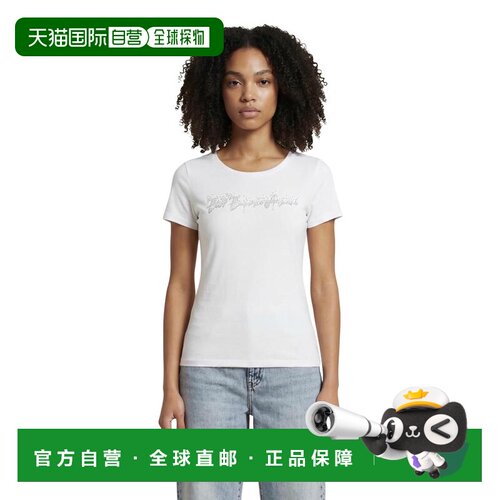EA7 女士T恤 7W000978AF10373U0002 SS2026 白色 7W000978 AF1037