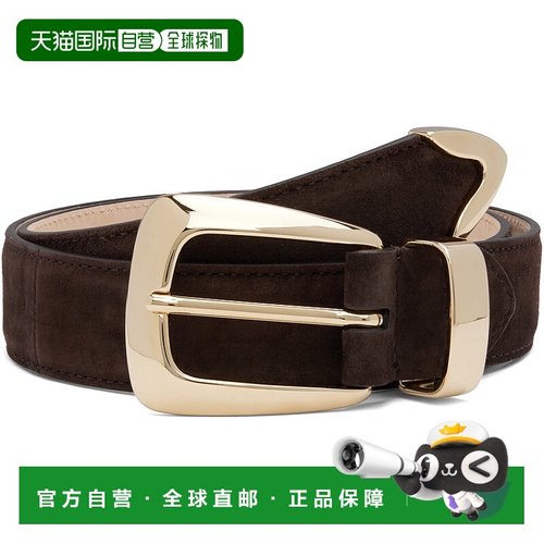 1h可退 潮奢 KHAITE 女士 棕色 Benny 腰带 10013726皮带