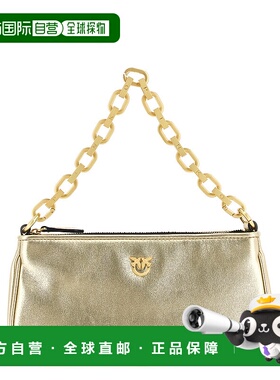 PINKO 女士单肩包 105069A2O9ZZLV AW2025 金色 'Half Moon Bague