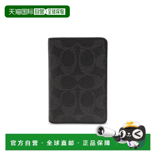 COACH 男士钱包 50090OY2 AW2026 黑色 Card holder蔻驰