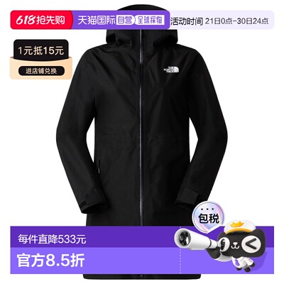 THE NORTH FACE 女士户外风衣 1025250BLACK CO 黑色