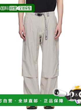 1h可退 潮奢 And Wander 男士 灰色 Gramicci 联名 Nylon Double