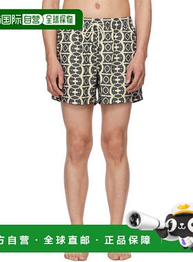 1h可退 潮奢 OAS 男士 米色 & 黑色 Forge Hypnotise 泳裤 500131