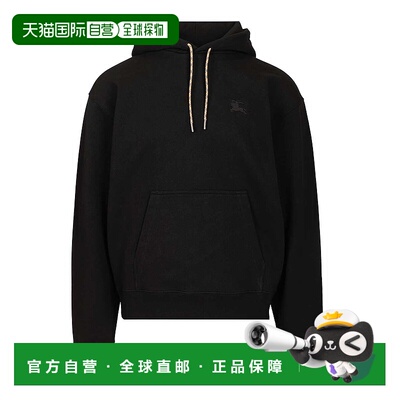 BURBERRY 男士卫衣 8119053A1189 SS2026 黑色 REILLY CHK PCH HO