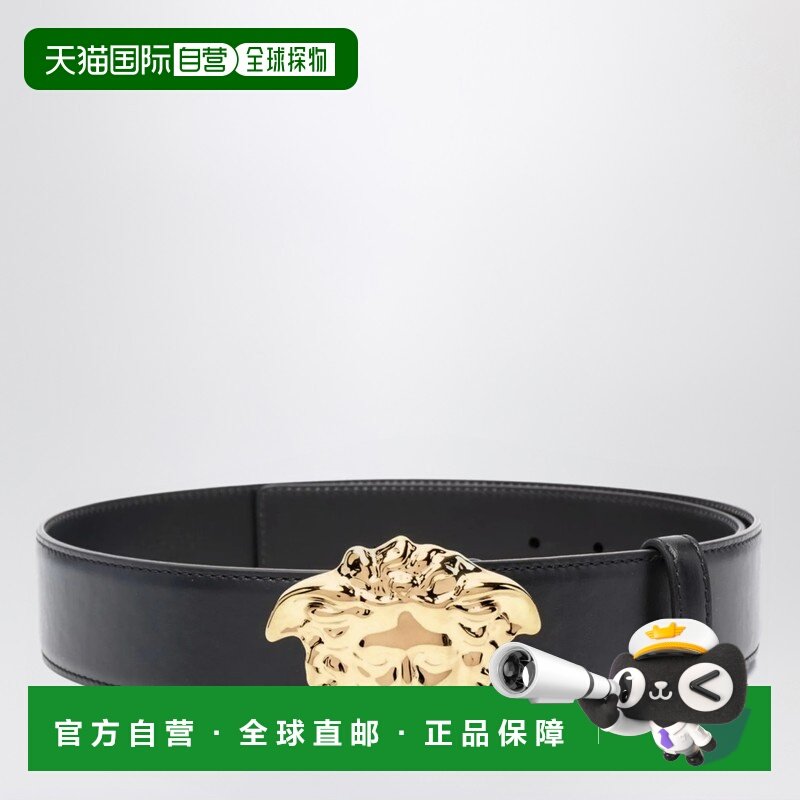 1h可退 潮奢 versace 范思哲 男士 Medusa 黑色表盘带扣皮带 1020,服饰配件/皮带/帽子/围巾,腰带/皮带/腰链,淘宝优惠券,粉丝福利购,淘宝优惠卷
