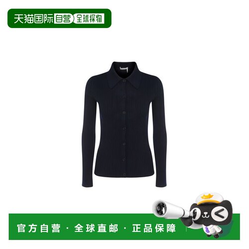 CHLO&Eacute; 女士POLO衫 CHC22AMC036504C4 AW2022 蓝色针织衫