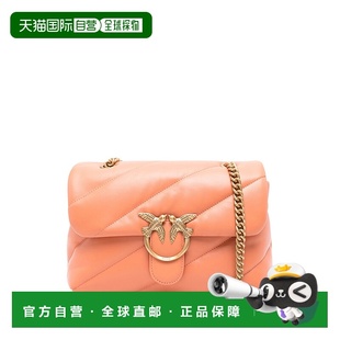 SS2025 100038A0F2A57Q 棕色 Love Puf PINKO Classic 女士斜挎包