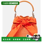 女士 1h可退 精美蝴蝶结拉菲草编织水桶 Choo 周仰杰 潮奢 Jimmy