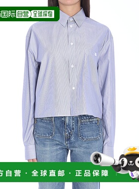 CELINE 女士衬衫 2C837830W01NQ CO CAMICIE 浅蓝色长袖