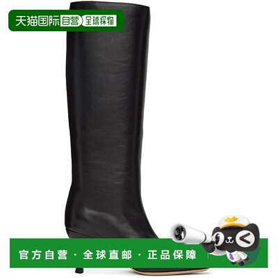 1h可退 潮奢 BY FAR 女士 独家发售黑色 Stevie 42 高筒靴 21PFSV