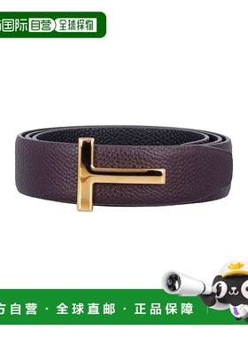 1h可退 TOM FORD 男士腰带 TB224LCL236G3RN06 AW2025 红色皮带